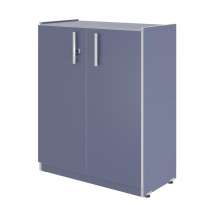 Armario Baixo com 2 Portas Versare Azul