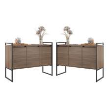 Armario Industrial 3 Portas Balso Conjunto 2 Peças - Affara