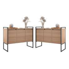 Armario Industrial 3 Portas Balso Conjunto 2 Peças - Montana