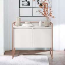 Buffet Industrial 2 Portas SP Branco Cobre