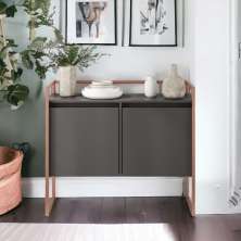 Buffet Industrial 2 Portas SP Preto Cobre
