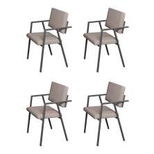 Conjunto 4 Poltrona Podium Plus Bege