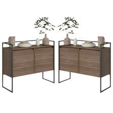 Conjunto Buffet Aparador Industrial 2 Portas Affara