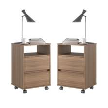 Conjunto de 2 Gaveteiros Flox Affara