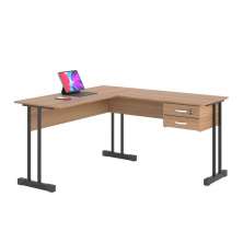 Escrivaninha Para Computador L Com 2 Gavetas Range - Montana