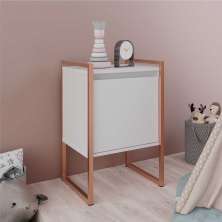 Gaveteiro Industrial com Porta Atena Branco Cobre