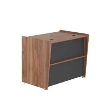 Mesa de Atendimento 1.36 Verdu Noce Preto