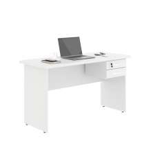 Mesa de Computador com Gaveteiro 1200 Polish Branco