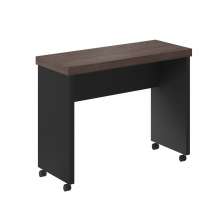 Mesa de Computador com Rodizios Towel Freijo Preto