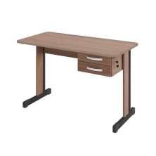 Mesa de Escritório Escrivaninha com 2 Gavetas Boston - Montana