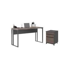 Mesa e Gaveteiro Bela Freijo Preto