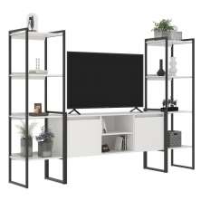 Rack Com Estante Industrial Cubic - Branco