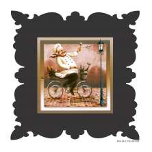 Quadro Decorativo Cozinha Gourmet Preto - Unidade