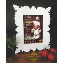 Quadro Decorativo Cozinheiro Gourmet