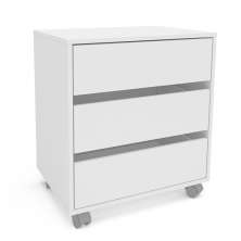 Gaveteiro Mauá 3 GV Branco 60 cm