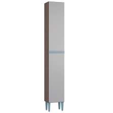 Paneleiro Simples 2 Portas 704 Chocolate Off White POQQ