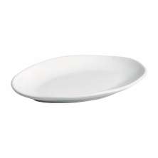 Prato de Sobremesa Oval Orgânico New White
