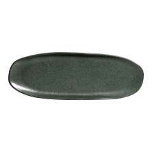 Travessa Oval Rasa Grande Orgânico Greenery