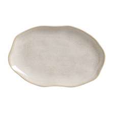 Travessa Oval Rasa Média Bio Latte