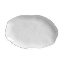 Travessa Oval Rasa Média Bio New White