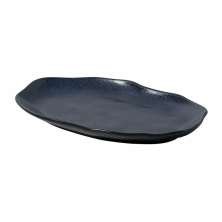 Travessa Oval Rasa Média Bio Night Blue
