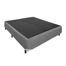 Base para Cama Box Casal Palermo (28x138x188) Cinza