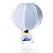 Abajur Balãozinho Azul Quarto Bebê Infantil - Bivolt