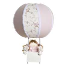 Abajur Balãozinho Rosa Quarto Bebê Infantil - Bivolt