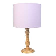 Abajur Madeira Moderno Rosa Quarto Bebê Infantil Menina