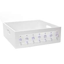 Bandeja Pedras Lilás Quarto Bebê Infantil Menina