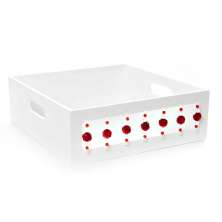Bandeja Pedras Vermelhas Quarto Bebê Infantil