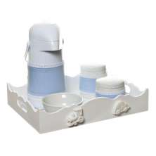 Kit Higiene Com Porcelanas E Capa Meios De Transporte Quarto Bebê