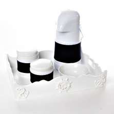 Kit Higiene Com Porcelanas E Capa Resina Marinheiro Quarto Bebê