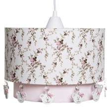 Lustre Tubular Duplo Rosa Ursinhas Quarto Bebê Infantil Menina