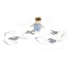 Pingente De Cortina Menino Azul  Quarto Bebê Infantil Menino (Par)