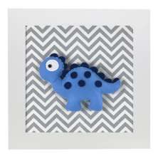 Quadro Decorativo Dino Estegossauro Quarto Bebê Infantil Menino Menina