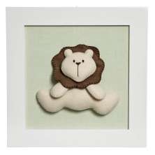 Quadro Decorativo Leão Quarto Bebê Infantil Menina Menino