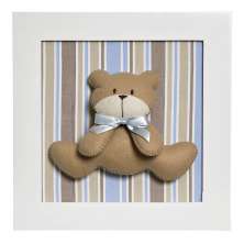Quadro Decorativo Urso Quarto Bebê Infantil