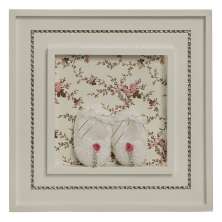 Quadro Princesa Strass Sapatinhos Quarto Bebê Infantil