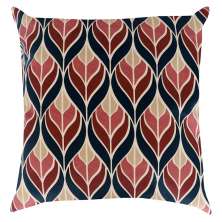 Almofada Treviso Estampada Gotas Vinho 43x43 cm