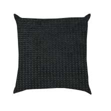 Capa de Almofada Veluda Prime Preta 43x43 cm