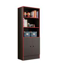 Armario Organizador Gorizia Preto Vermelho