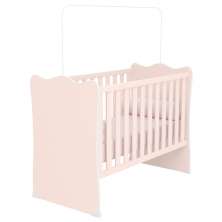 Berço Simples Certificado Pelo Inmetro Doce Sonho Rosa - Qmovi