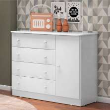 Cômoda Sapateira Central Branco