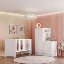 Conjunto Quarto Infantil Hamburgo Branco