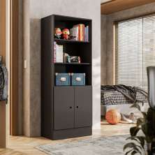 Estante para Livros Cosenza Preto Fosco