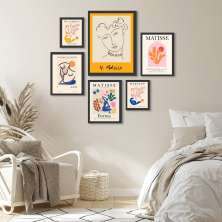 Kit 6 Quadros Matisse- Coloridos