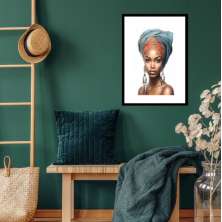Quadro Beleza Negra - 60x48cm