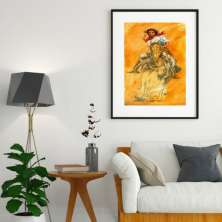 Quadro Boiadeiro Umbanda - 60x48cm