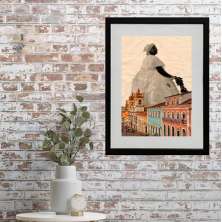 Quadro Cidade Salvador - Baiana - 60x48cm